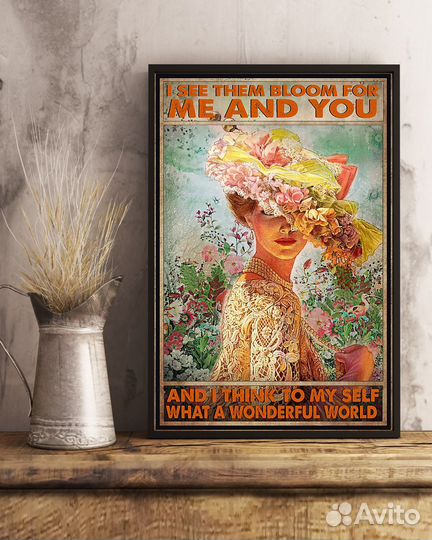 Постер #03-0140 Цветы, романтика, любовь