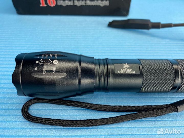 Подствольный фонарь для охоты Хантер Т6 +крепление