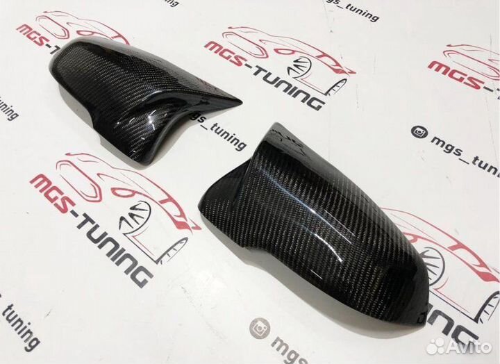 Крышки зеркал BMW X1 F48 в стиле М Карбон