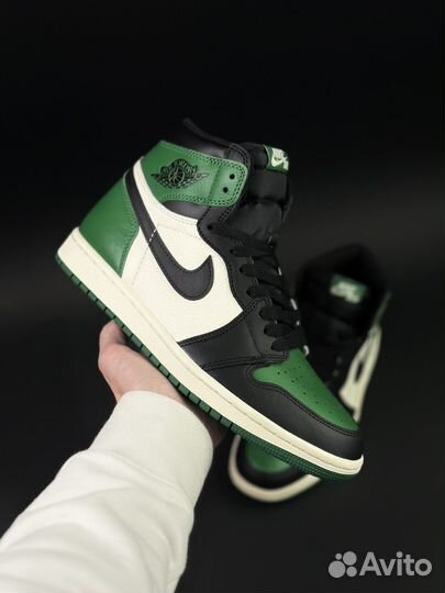 Кроссовки Nike Air Jordan 1 High Pine Green