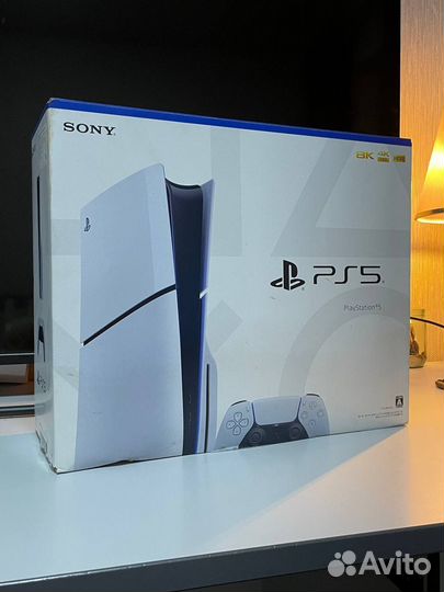 Sony playstation 5 slim с дисководом blue rey