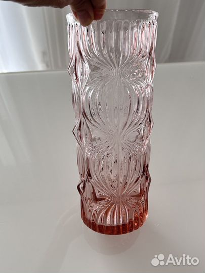 Ваза цветное стекло СССР