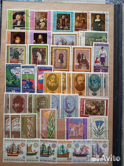 Почтовые марки Болгарии