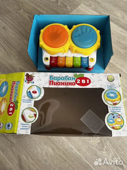 Пианино- барабан 2в1