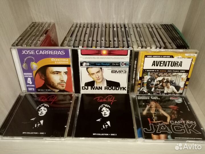 Музыкальные диски CD и mp3. 42 шт