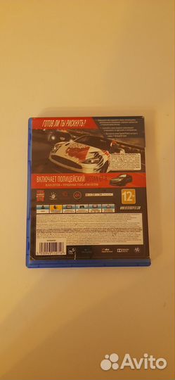 Диск с игрой Need for Speed rivals ps4