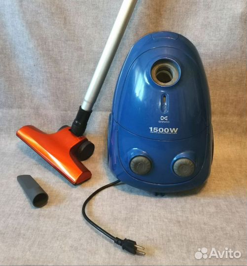 Пылесос Daewoo 1500W рабочий без шланга