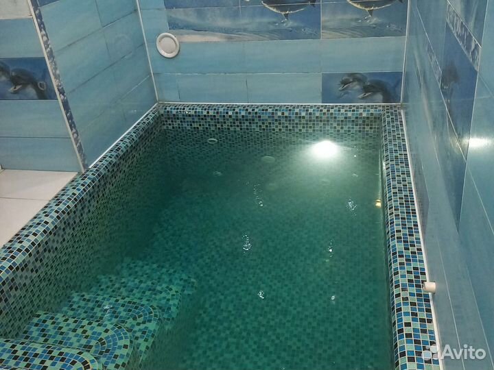 Сауна баня русская с бассейном