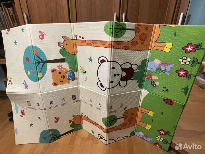 Детский коврик для ползания складной