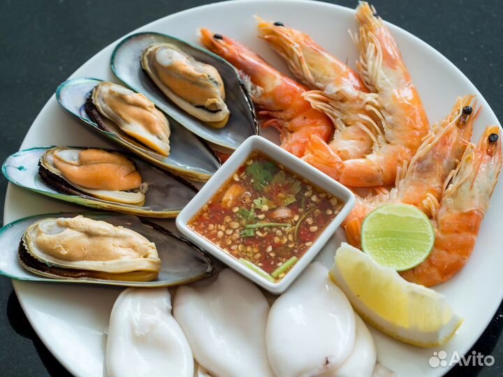 Устрица.Краб.Рак.Лобстер.Мидии.Моллюск.Креветка.Ёж