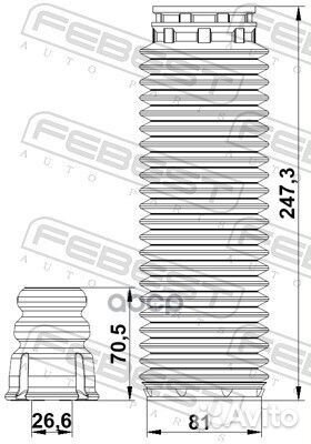 Пыльник переднего амортизатора с отбойником ком