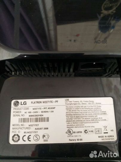 Монитор LG flatron 22