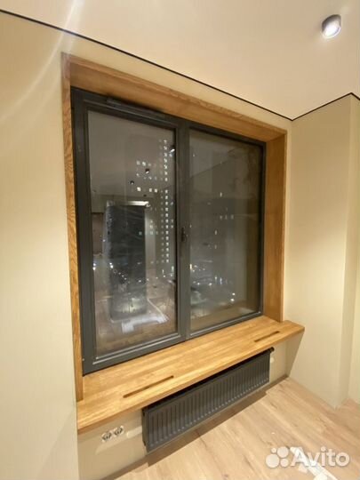 Подоконники и откосы из массива / мдф в шпоне