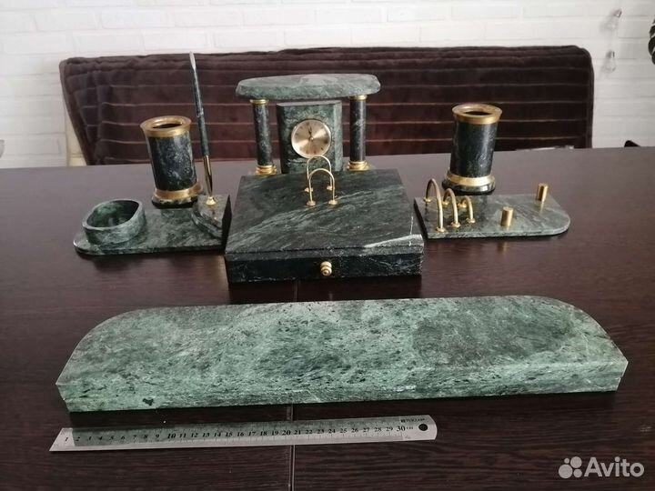 Письменный набор из мрамора Премьер 1