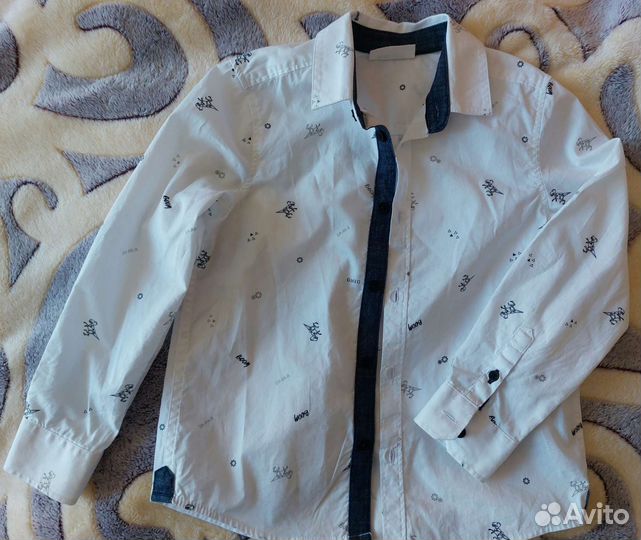 Нарядная рубашка для мальчика, 110