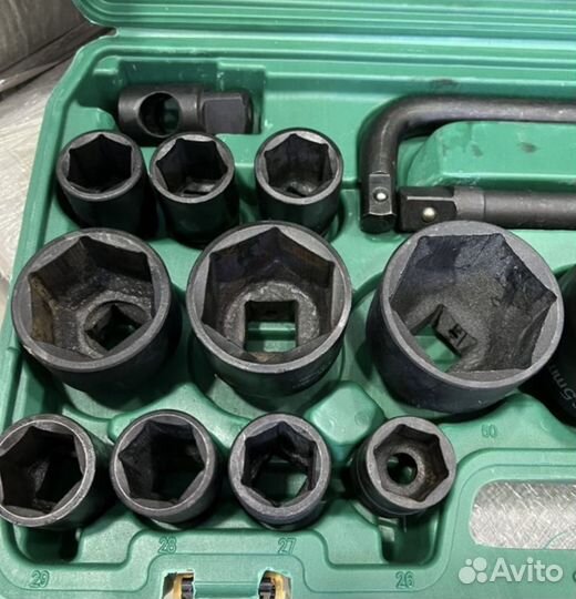 Набор головок 26 предметов грузовой