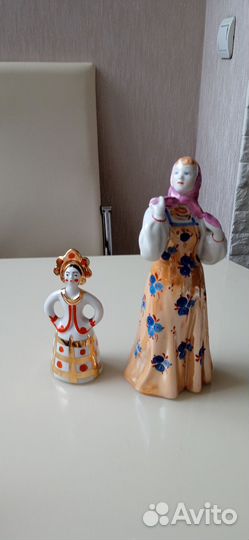 Фигурки фарфор Дулево,Гжель, Полонное