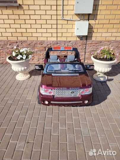 Детский электромобиль двухместный бу