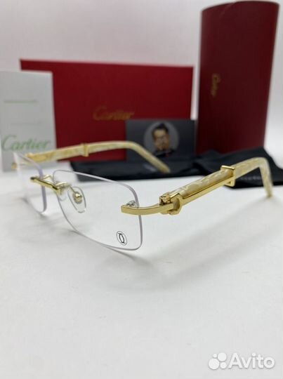 Очки cartier имидж, дужки с компенсаторами