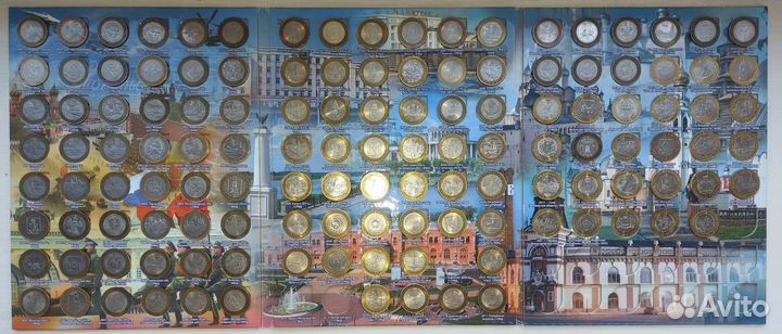 Монеты 10р дгр и РФ биометалл