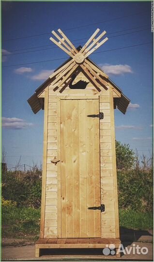 Уличный туалет домик с установкой лчи 252