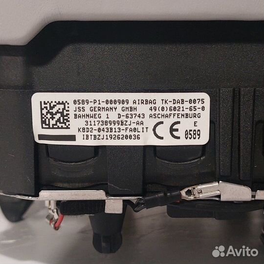 Подушка безопасности в руль Land Rover Range Rover