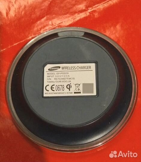 Беспроводная зарядка samsung