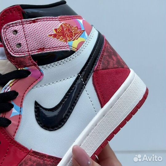 Кроссовки Nike Air Jordan 1 High Spider Man