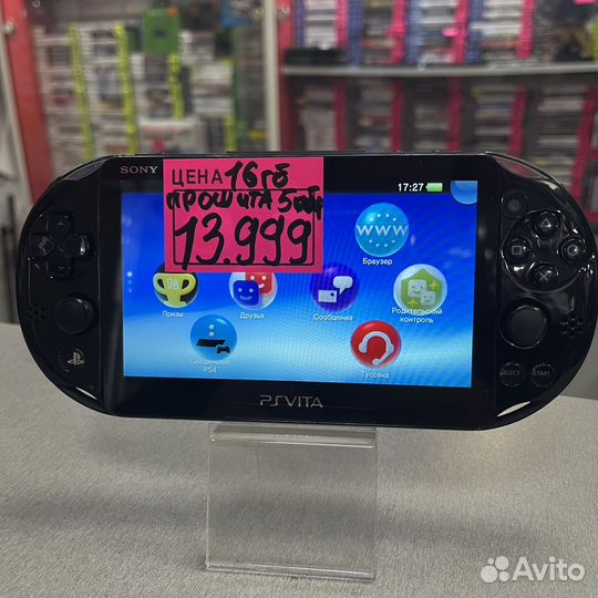 Sony PS Vita slim 16gb 5 игр прошита