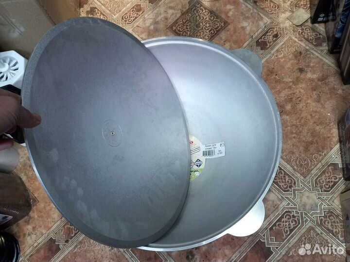 Казан алюминиевый новый 15л