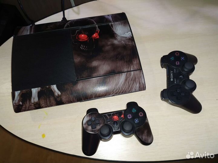 Набор Sony PS3 super slim 500gb шитая + диски