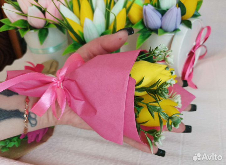 Мыло ручной работы букет