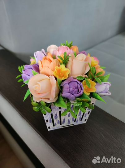 Букеты из мыла ручной работы