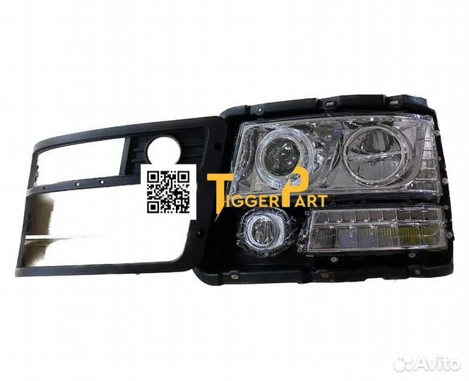 Фара передняя правая shaanxi F3000 светодиодная DZ