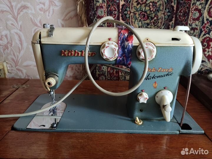 Швейная машинка kohler ножная