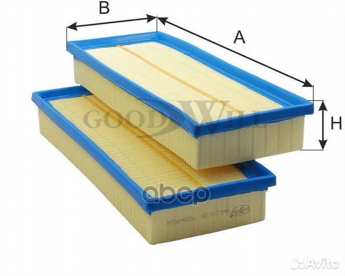 Фильтр воздушный AG2362K Goodwill
