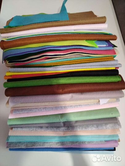 Товары для рукоделия.Фетр, кожзам