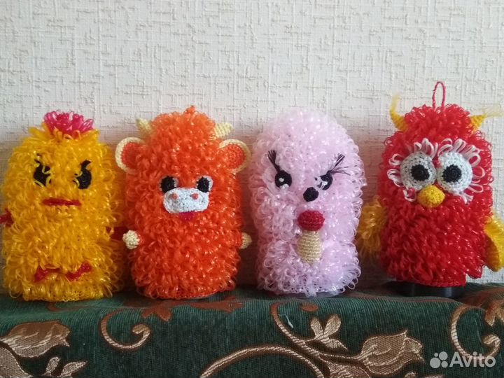 Игрушки мочалки