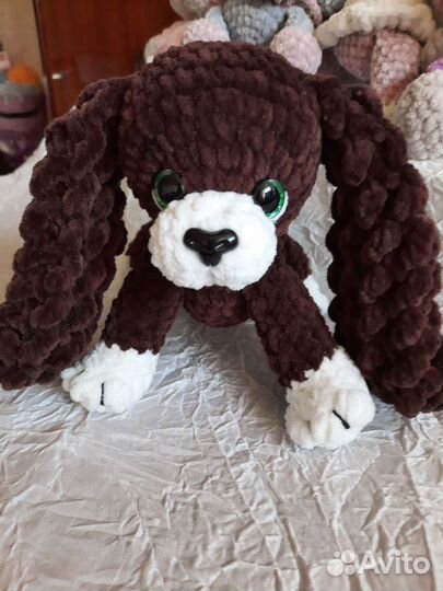 Вязанные плюшевые игрушки