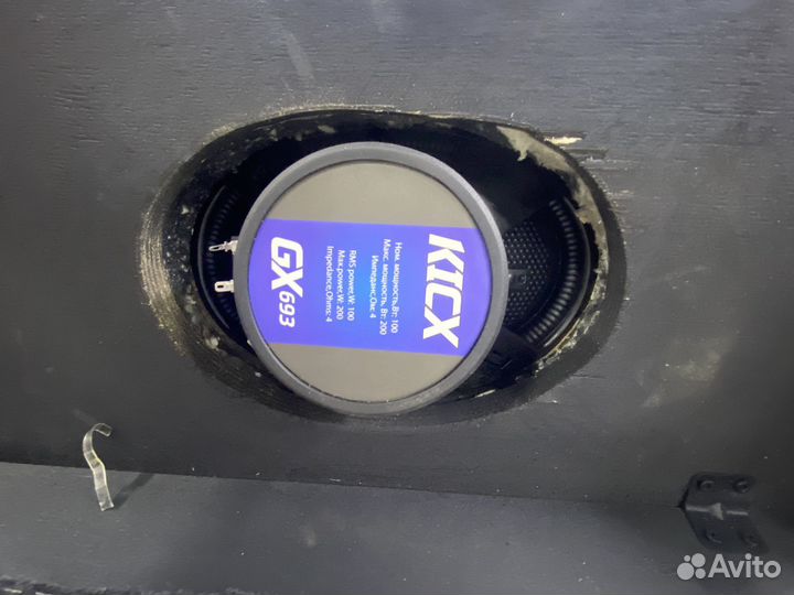 Акустическая полка на ваз 2115 с овалами