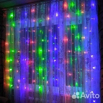Гирлянда штора