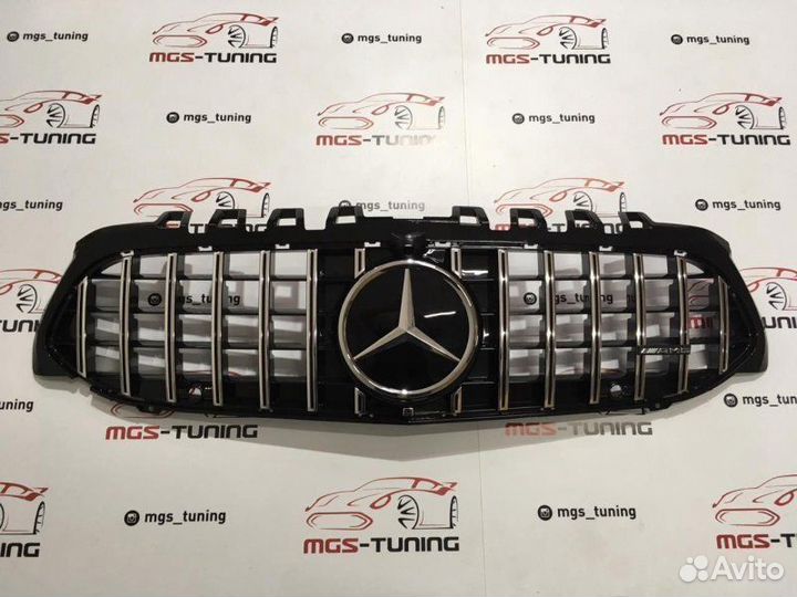 Решетка Mercedes A-class w177 GT Дистроник AMG