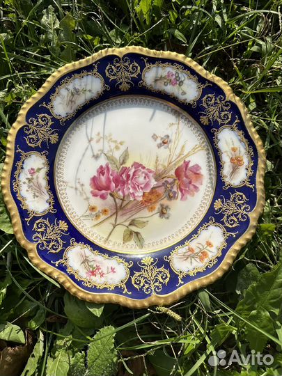 Антикварная Английская тарелка
