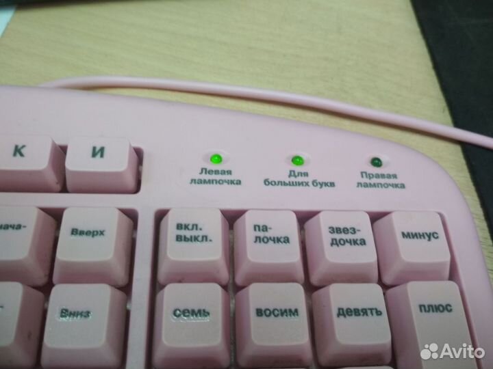 Клавиатура для блондинок, розовая, Sven