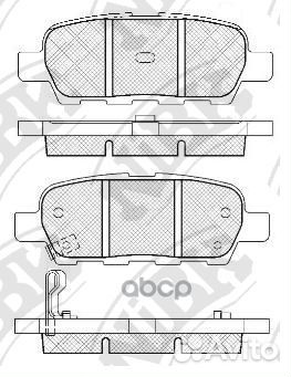 Колодки задние infiniti FX, nissan qashqai, murano