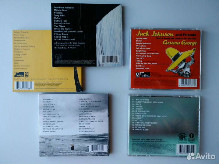 Фирменные Audio CD, гитарный рок, Jack Johnson