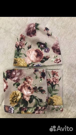 Шапки со снудом для девочки