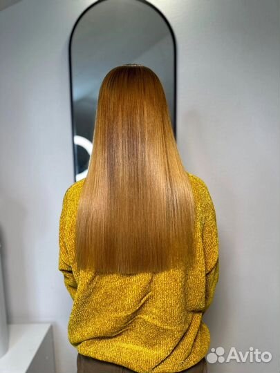 Кератиновое выпрямление