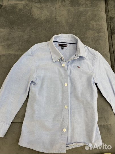 Детские рубашки tommy hilfiger оригинал