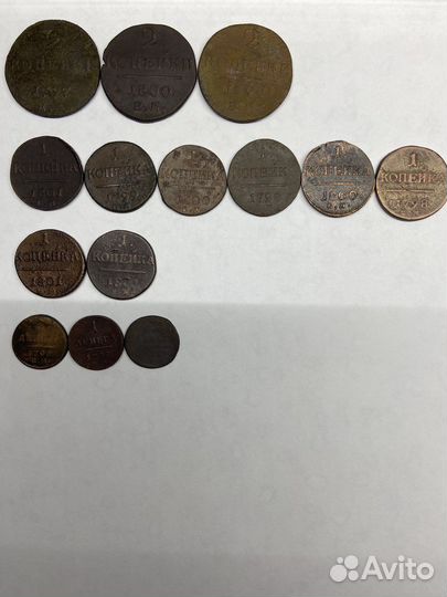 Коллекция монет Павел 1